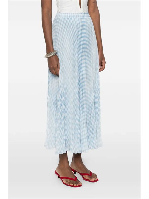 Skirt with gingham print ERMANNO SCERVINO | D482O361VYJS4816